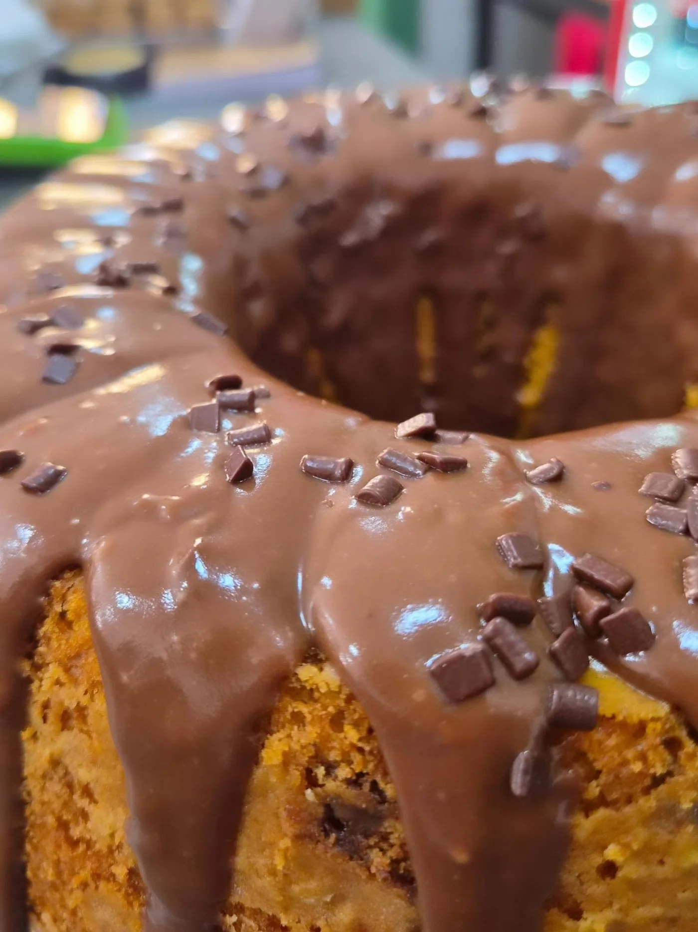 Bolo Cenoura Com Chocolate