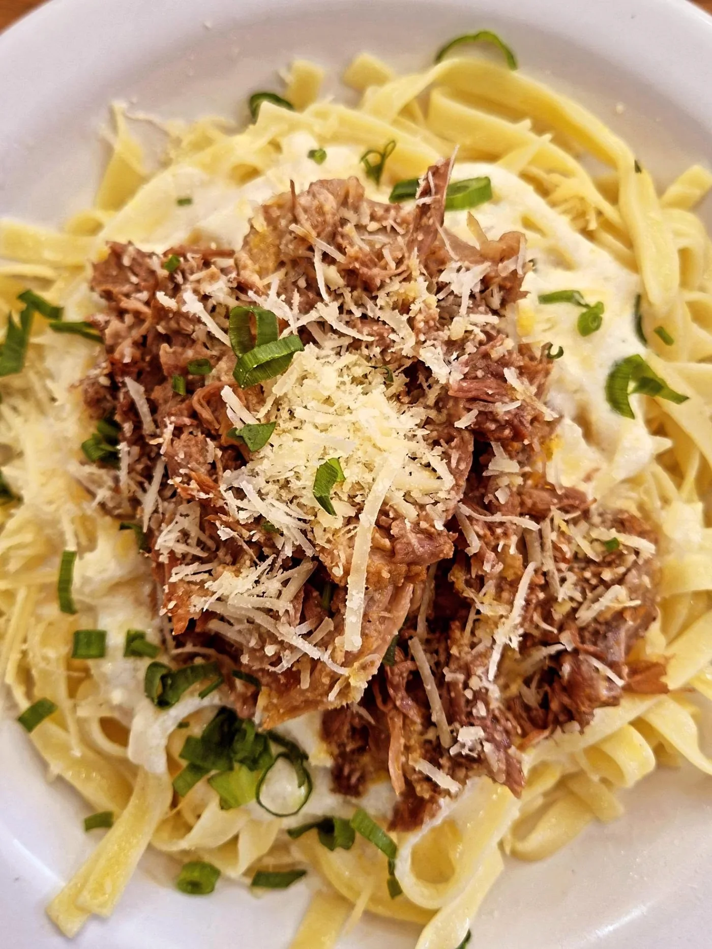 Fettuccine Com Costela Desfiada